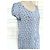 Agnès b. PREPPY QUADRILLE FLORAL KLEID TM Blau - Ansicht 8