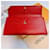 Portefeuille Louis Vuitton Sarah Cuir Rouge  - vue 4