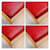 Portefeuille Louis Vuitton Sarah Cuir Rouge  - vue 9