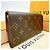Cartera Louis Vuitton Sarah Marrón Cuero Castaño - vista 2