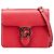 Gucci Rosso Piccolo Dollar in Pelle di Vitello Borsa a Spalla Interlocking G