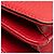 Gucci Rosso Piccolo Dollar in Pelle di Vitello Borsa a Spalla Interlocking G - vista 8