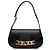 Borsa a spalla Valentino Vlogo in pelle nera media Nero