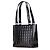 Chanel Schwarze CC Schokoladentafel Lammleder Tasche - Ansicht 2