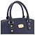 Borsa in pelle Michael Kors blu navy Giallo - vista 4