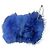 Autre Marque Clutch in pelliccia di VOLPE blu fiordaliso e pelle nuova Blu chiaro