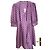 Vestido envelope Paul & Joe de bolinhas em viscose e seda roxo