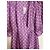 Vestido envelope Paul & Joe de bolinhas em viscose e seda roxo - vista 10