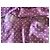 Vestido envelope Paul & Joe de bolinhas em viscose e seda roxo - vista 11
