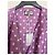 Vestido envelope Paul & Joe de bolinhas em viscose e seda roxo - vista 2