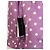 Vestido envelope Paul & Joe de bolinhas em viscose e seda roxo - vista 4