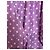 Vestido envelope Paul & Joe de bolinhas em viscose e seda roxo - vista 7