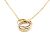 Collana Trinity di Cartier D'oro - vista 2