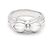 Boucheron white gold ring with rock crystal and diamonds Silvery