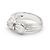 Boucheron white gold ring with rock crystal and diamonds Silvery - view 2