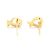 Orecchini Tiffany & Co Paloma Picasso Loving Heart in Oro Giallo 18k D'oro - vista 4