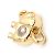 Pendente Chopard Happy Diamonds Elefante Oro Giallo Zaffiro D'oro - vista 2
