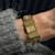 Hermès Hermes Loquet watch, model LO1.210 for women. Golden  - view 4