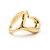 Tiffany & Co. Open Heart Elsa Peretti Ring Gelbgold Größe 48 Golden