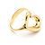 Tiffany & Co. Open Heart Elsa Peretti Ring Gelbgold Größe 48 Golden - Ansicht 3