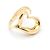 Tiffany & Co. Open Heart Elsa Peretti Ring Gelbgold Größe 48 Golden - Ansicht 4