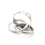 Anello Cartier "Oro, Amore e Trinity". Argento - vista 2