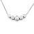 Collana "Jazz" di Tiffany & Co in platino. Argento