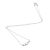 Collana "Jazz" di Tiffany & Co in platino. Argento - vista 3