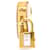 Hermès Kelly watch gold plated with ostrich leather strap Golden  - view 3