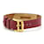 Hermes Kelly watch.- Single strap red leather bracelet signed Hermès. Golden  - view 3