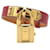 Hermès Kelly watch gold plated with red leather bracelet Golden  - view 1
