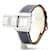 Orologio Hermès Glissade (modello GL1.510). Argento  - vista 2