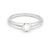 Tiffany & Co Solitaire Diamantring Platin 0,20ct Größe 51 Silber
