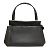 Céline Bolso Celine Edge en cuero negro, con un solo asa de cuero negro para un fácil transporte.