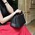 Céline Bolso Celine Edge en cuero negro, con un solo asa de cuero negro para un fácil transporte. - vista 2