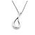 Halskette Tiffany & Co Modell "Open Teadrop". Silber