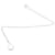 Collana Tiffany & Co modello "Open Teadrop". Argento