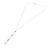 Collana Tiffany & Co in oro bianco 18K con pendente a tre maglie Argento - vista 2