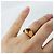 Anello Chanel geometrico in oro giallo 18 carati e citrino D'oro - vista 6