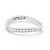 Anello Chanel in platino e diamanti Misura 49 Argento