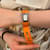 Montre Hermès "Cherche Midi" (Modèle CM1.210). Orange  - vue 3
