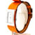 Montre Hermès "Cherche Midi" (Modèle CM1.210). Orange  - vue 4