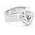 Anello Cartier due cuori intrecciati in oro bianco e diamanti Argento - vista 2