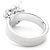 Anello Cartier due cuori intrecciati in oro bianco e diamanti Argento - vista 3