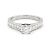 Cartier-Ring, Modell "Solitaire 1895". Silber