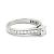 Cartier-Ring, Modell "Solitaire 1895". Silber - Ansicht 2