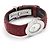 Dior Uhr Stahl Silbernes Zifferblatt Rotes Lederarmband - Ansicht 3
