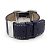 Relógio Dior Chris 47 em aço com diamantes e pulseira de couro azul Prata - vista 5