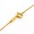 Collana Tiffany & Co in oro giallo 18K con pendente quadrifoglio e diamanti D'oro - vista 3