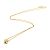 Collana Tiffany & Co in oro giallo 18K con pendente quadrifoglio e diamanti D'oro - vista 4